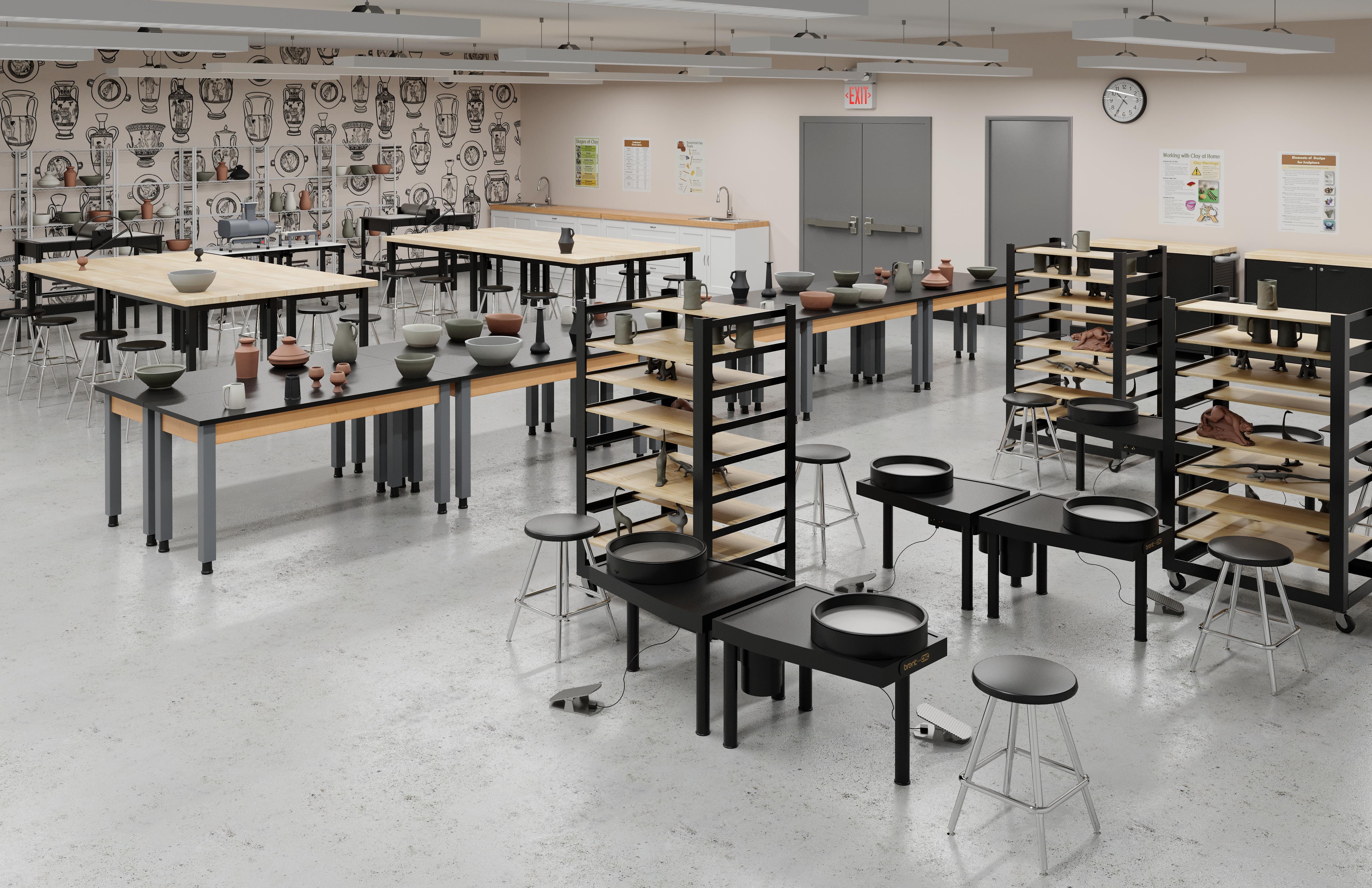 Classroom Select Art/Lab Stool, Hard Plastic